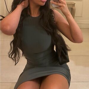 Wilfred Charcoal Mini Dress